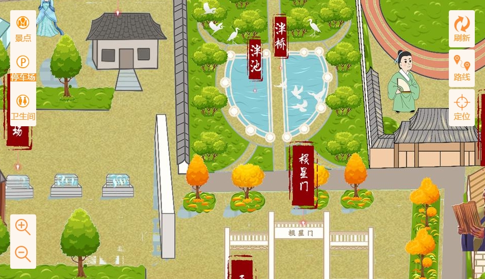 晋江手绘地图景区语音讲解导览系统：智慧景区建设的基石